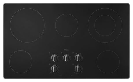 36 in. Electric Cooktop with Warm Zone element