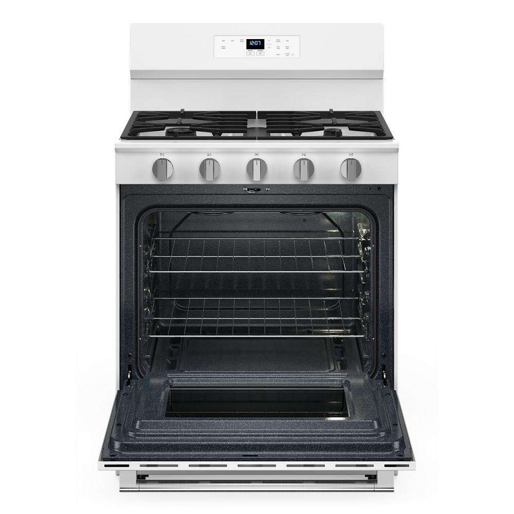 30-Inch Wide Gas Range With Steam Clean - 5.0 cu. ft.