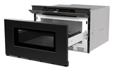 Sharp 24 in. 1.2 cu. ft. Deco Series Built-In Smart Microwave Drawer™ Oven with Easy Wave Open in Black