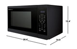 Sharp 1.4 cu. ft. 1100W Black Countertop Microwave Oven