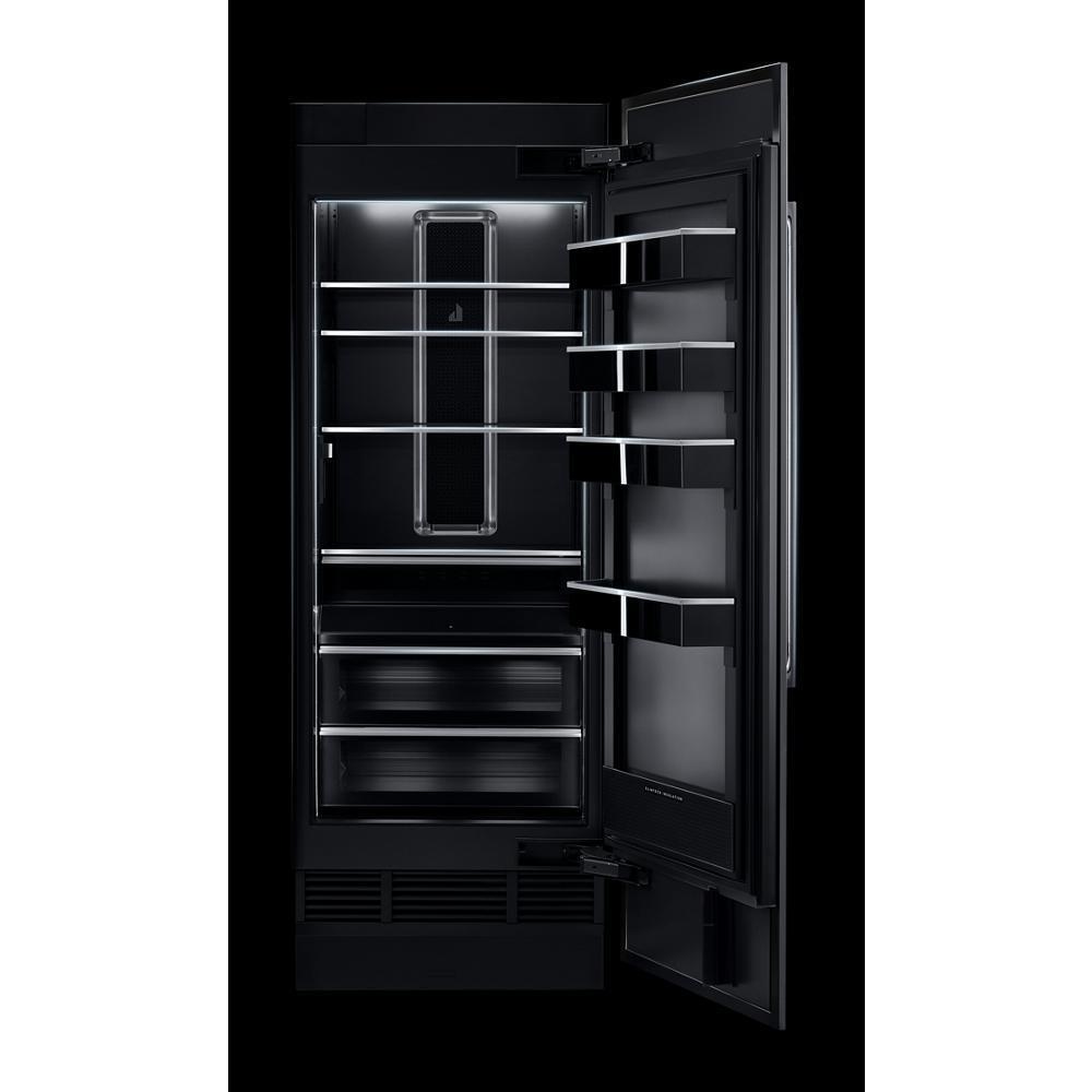 30" Built-In Column Freezer with NOIR™ Panel Kit, Right Swing
