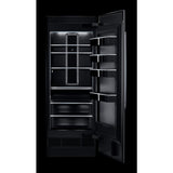 30" Built-In Column Freezer with NOIR™ Panel Kit, Right Swing