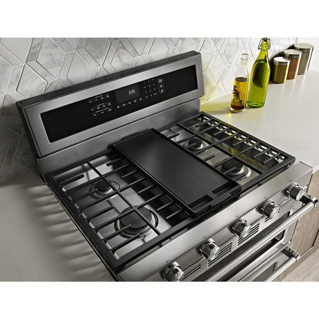 30-Inch 5 Burner Gas Double Oven Convection Range