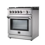 Lseo - Professional 30" Freestanding Gas Range
