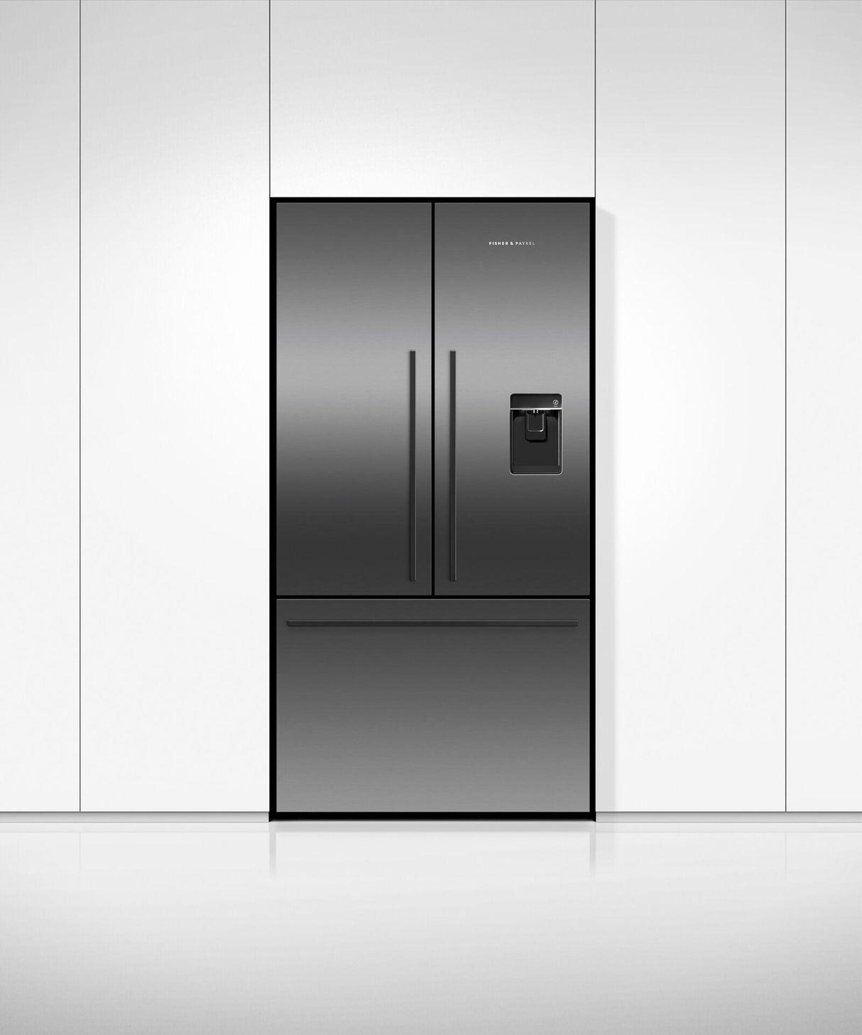 Freestanding French Door Refrigerator Freezer, 36", 20.1 cu ft, Ice & Water