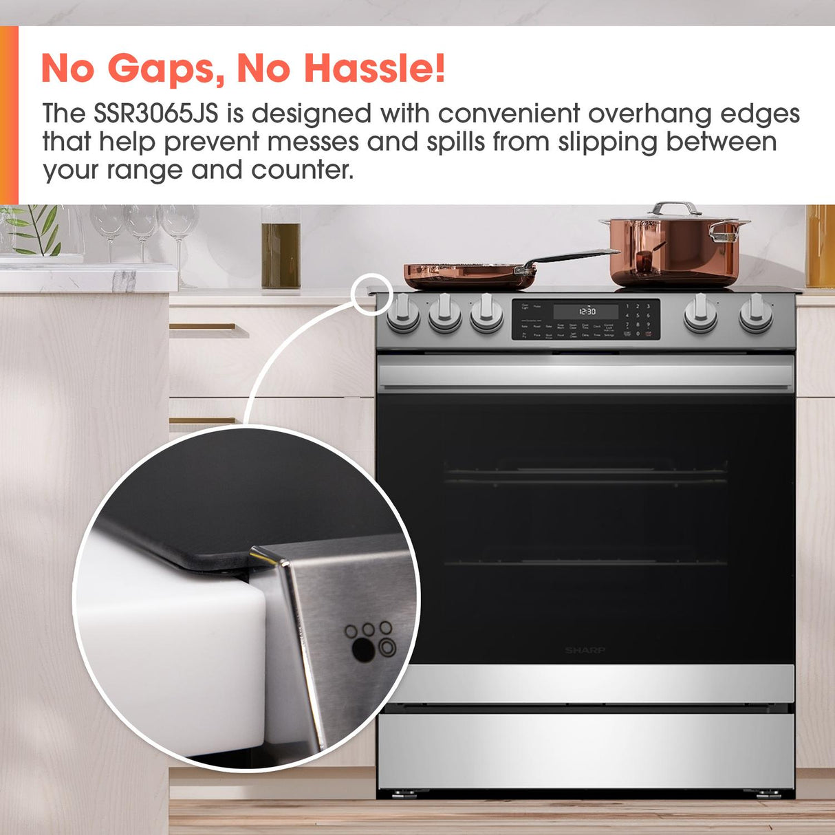 30 in. Electric Convection Slide-In Range with Air Fry