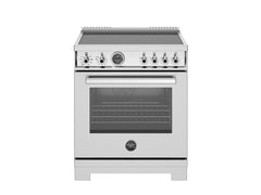 30 inch Induction Range, 4 Heating Zones, Electric Self-Clean Oven Carbonio