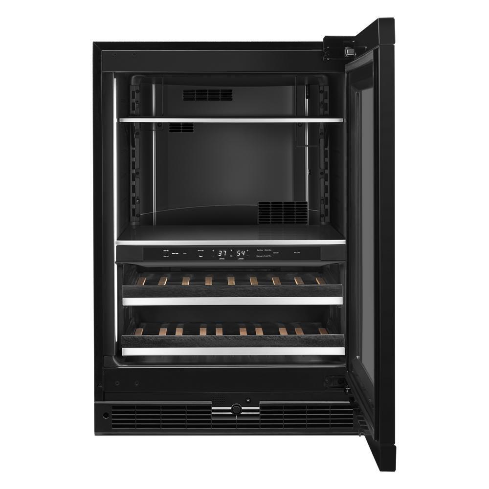 Panel-Ready 24" Built-In Undercounter Beverage Center, Right Swing