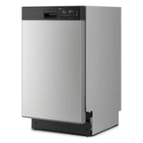 18" Stainless Steel Dishwasher with Half Load Cycle and Triple Spray Arms - 48 dBA
