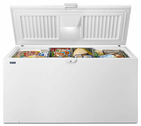 22 cu. ft. Chest Freezer with Door Lock - White