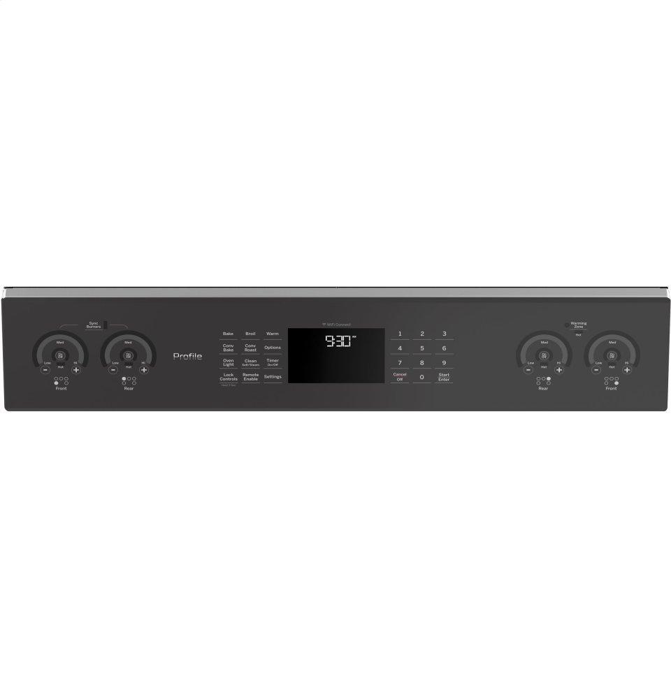GE Profile™ 30" Smart Slide-In Front-Control Induction and Convection Range