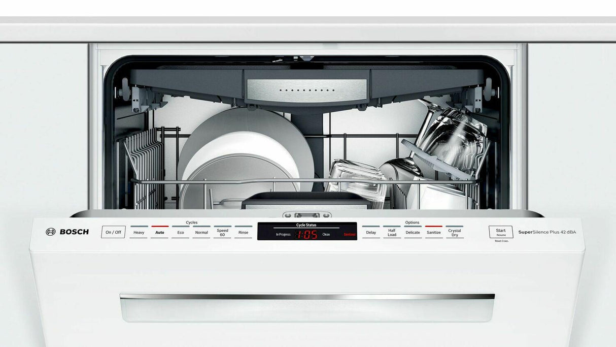 800 Series Dishwasher 24'' White, XXL SHPM78Z52N