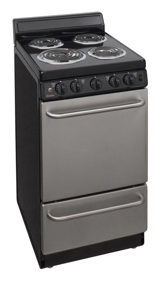 20 in. Freestanding Electric Range in Stainless Steel