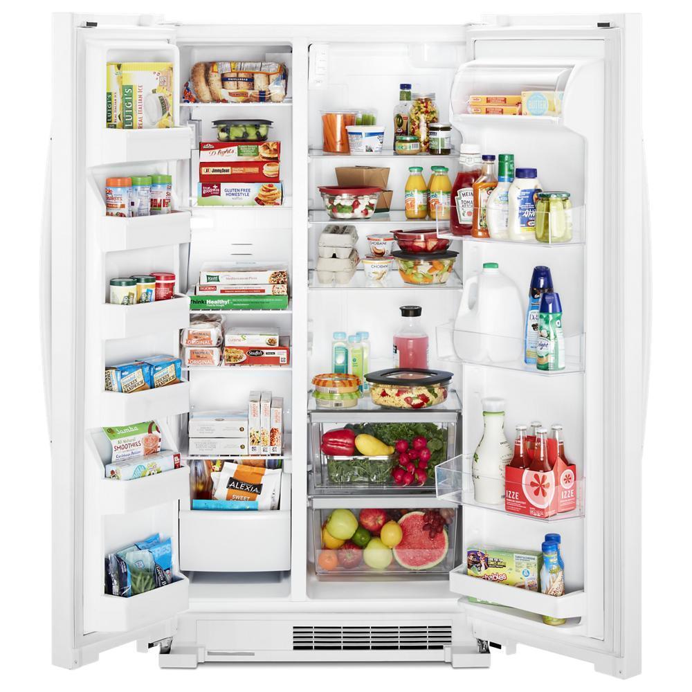 36-inch Wide Side-by-Side Refrigerator - 25 cu. ft.