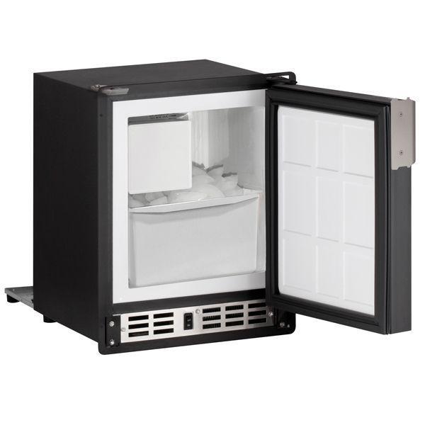15" Crescent Ice Maker With Black Solid Finish (115 V/60 Hz Volts /60 Hz Hz)
