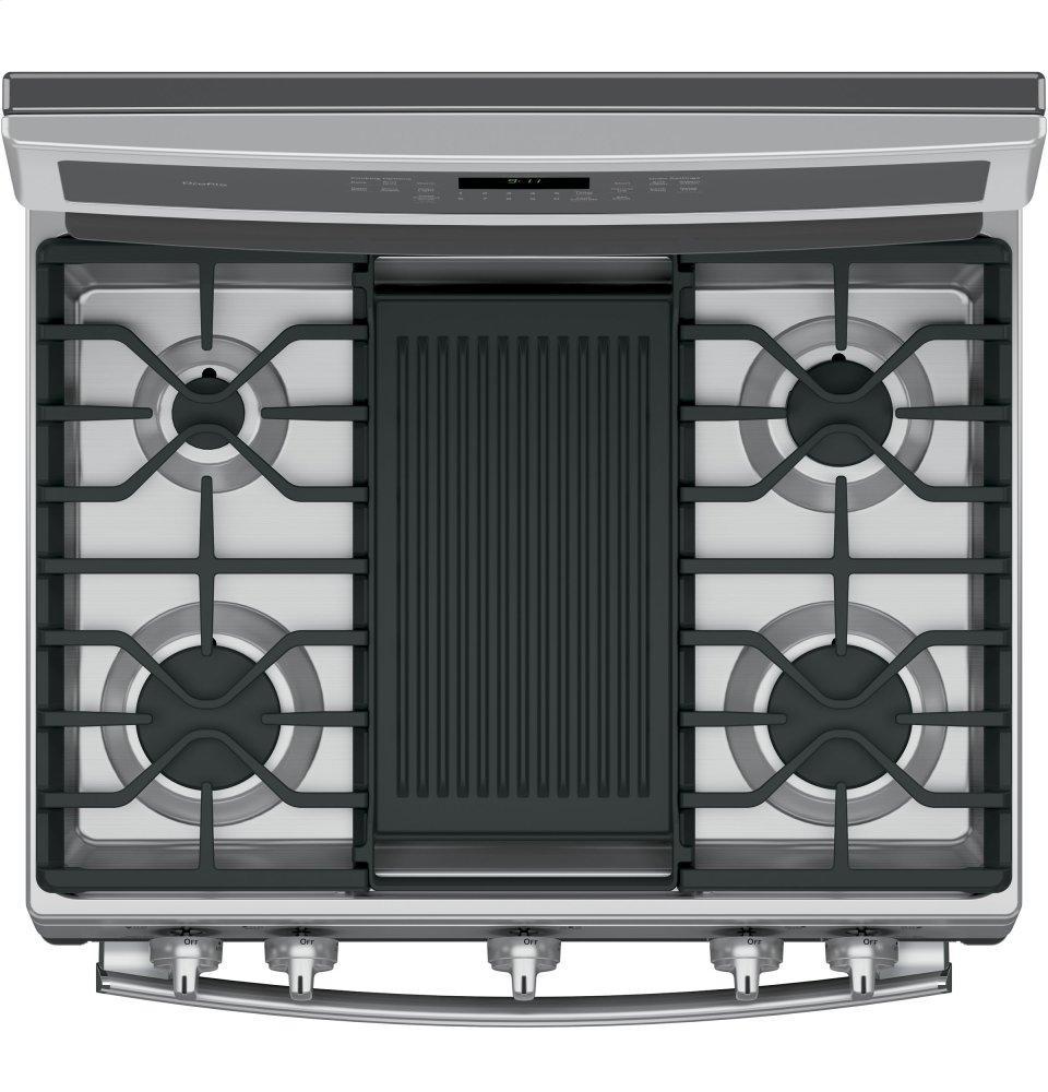 GE Profile™ 30" Free-Standing Gas Convection Range