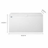 22 cu. ft. Chest Freezer with Door Lock - White