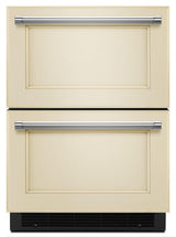 24" Panel Ready Double Refrigerator Drawer - Panel Ready