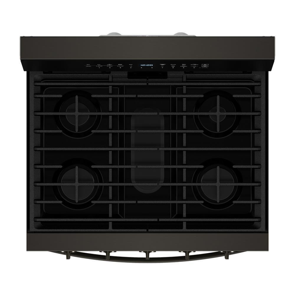 30-inch Smart Gas Range with Air Cooking Technology, No Preheat Air Fry, Steam/Self Clean and High Speed Preheat