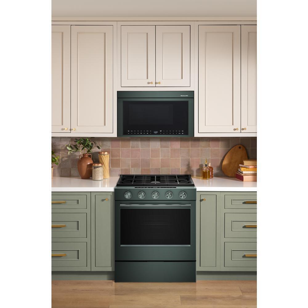 5.0 Cu. Ft. Smart Slide-in Gas Range with Convection Cooking Modes and 2-in-1 Burner