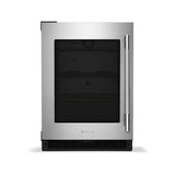 24" Undercounter Refrigerator with Glass Door