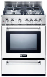 24" Gas Range - White