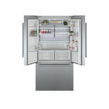 800 Series French Door Bottom Mount Refrigerator 36'' Easy clean stainless steel B36CT81SNS