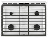5.0 cu. ft. Front Control Gas Range with Cast-Iron Grates - White