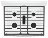 5.0 cu. ft. Freestanding Gas Range with Center Oval Burner White