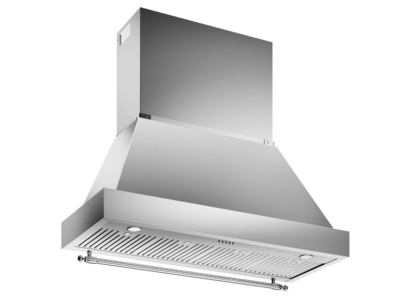 48 Wallmount Canopy and Base Hood, 1 motor 600 CFM Stainless Steel