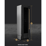 24"Panel-Ready Built-In Wine Column Refrigerator, Left Swing