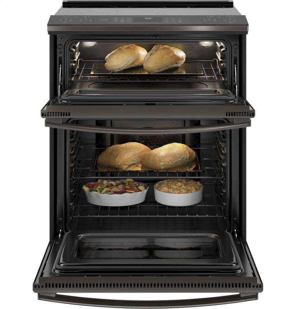 GE Profile™ 30" Smart Slide-In Electric Double Oven Convection Range