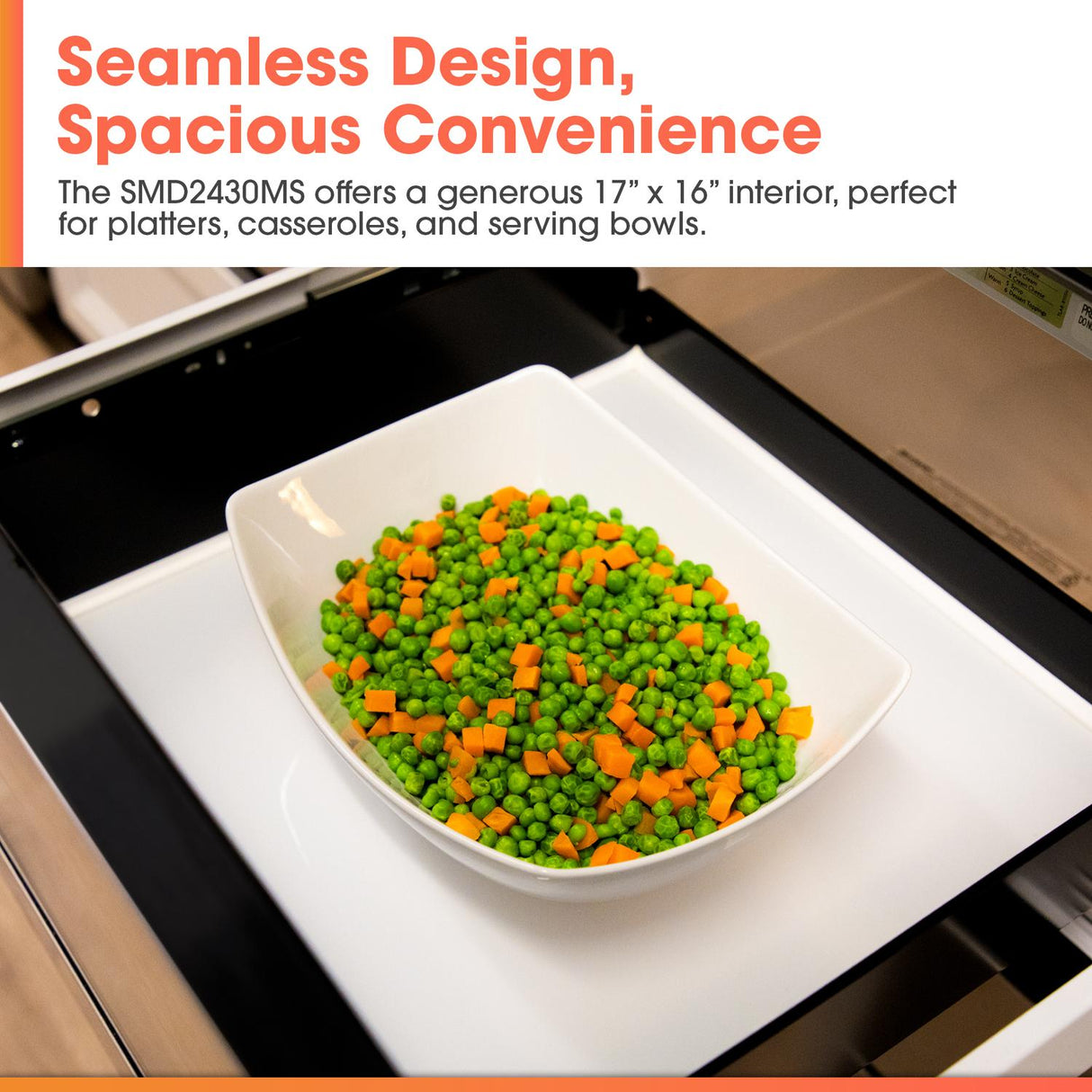 Sharp 24 in. 1.2 cu. ft. Built-In Microwave Drawer™ Oven in Stainless Steel