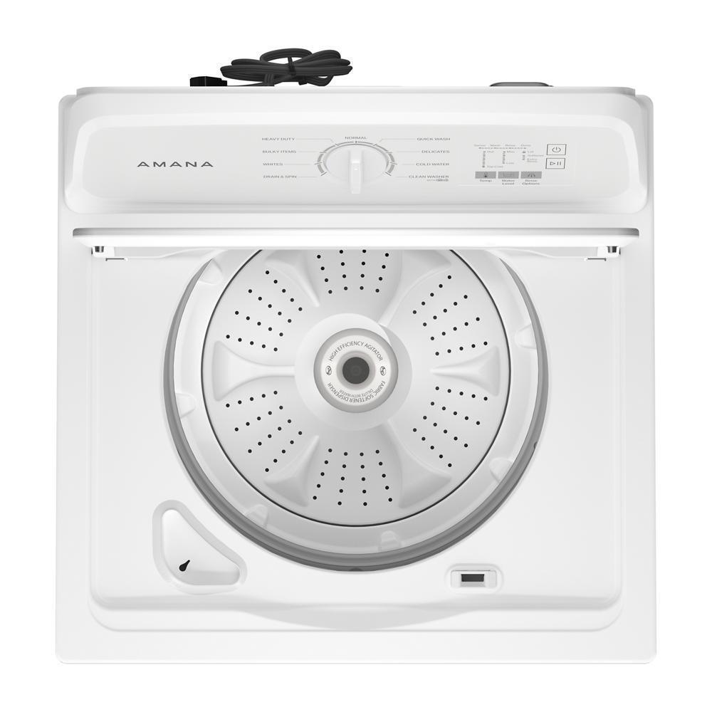 Amana® 4.0 Cu. Ft. Washer with Slow-Close Glass Lid