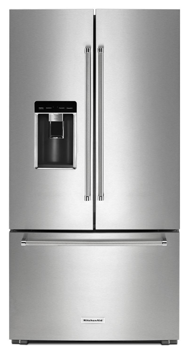 23.8 cu. ft. 36" Counter-Depth French Door Refrigerator - Stainless Steel