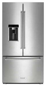 23.8 cu. ft. 36" Counter-Depth French Door Refrigerator - Stainless Steel