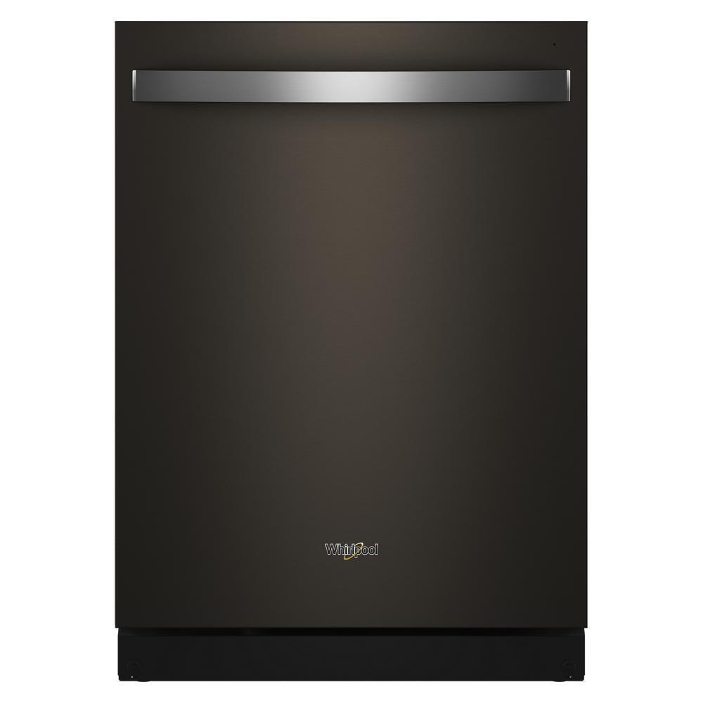 Whirlpool® 24-Inch Dishwasher with Total Coverage Wash Action and Auto Open Air Dry in Fingerprint Resistant Black Stainless