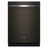 Whirlpool® 24-Inch Dishwasher with Total Coverage Wash Action and Auto Open Air Dry in Fingerprint Resistant Black Stainless