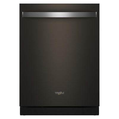 Whirlpool® 24-Inch Dishwasher with Total Coverage Wash Action and Auto Open Air Dry in Fingerprint Resistant Black Stainless