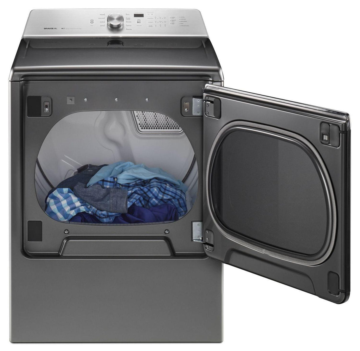 8.8 cu. ft. Extra-Large Capacity Gas Dryer with Advanced Moisture Sensing Metallic Slate