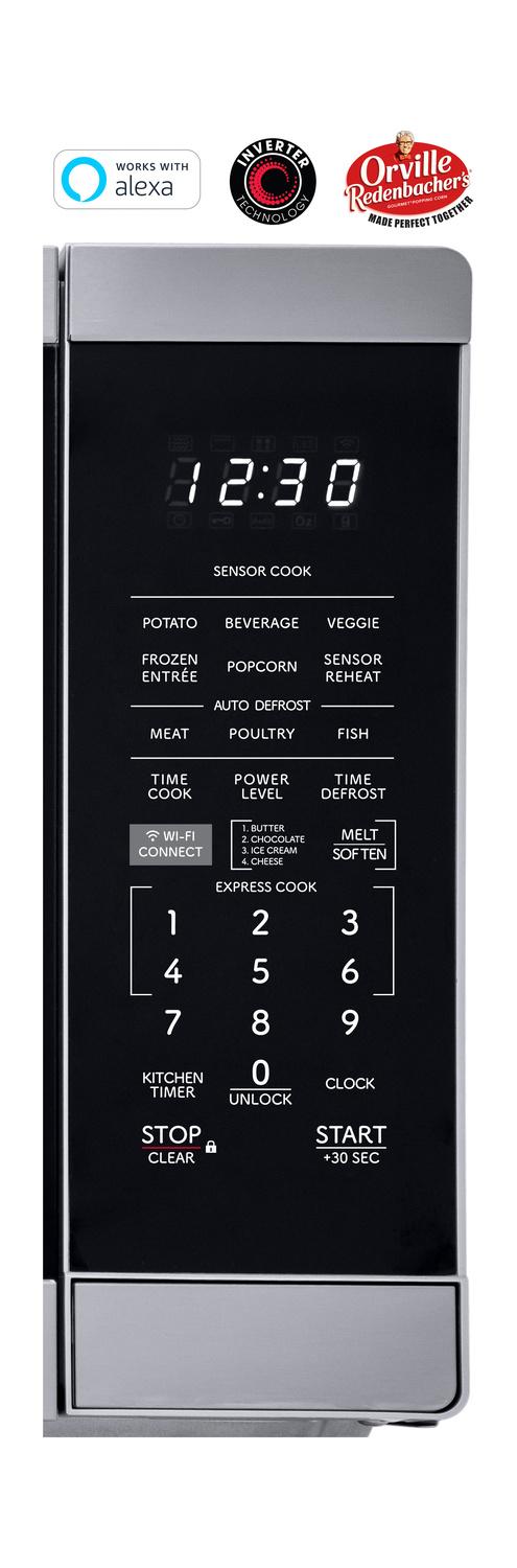 Sharp 1.4 cu. ft. 1100W Smart Stainless Steel Microwave Oven with Inverter Technology