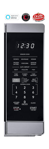 Sharp 1.4 cu. ft. 1100W Smart Stainless Steel Microwave Oven with Inverter Technology