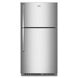 Whirlpool® 32.8-inch Wide Top Freezer Refrigerator with Total Coverage Cooling- 21.3 Cu. Ft.