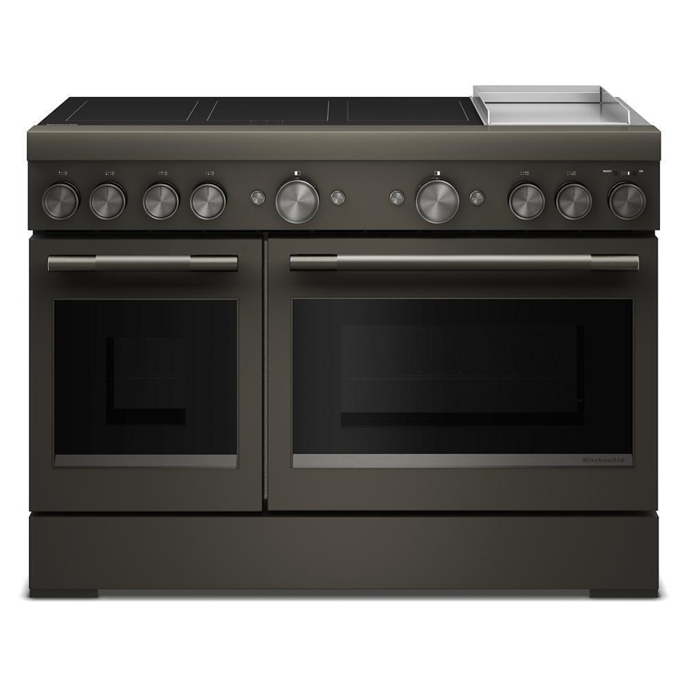 48-Inch 6-Element Induction Freestanding Commercial-Style Range with Griddle