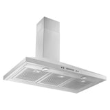 36" Chimney Wall Mount Range Hood with Dishwasher-Safe Grease Filters