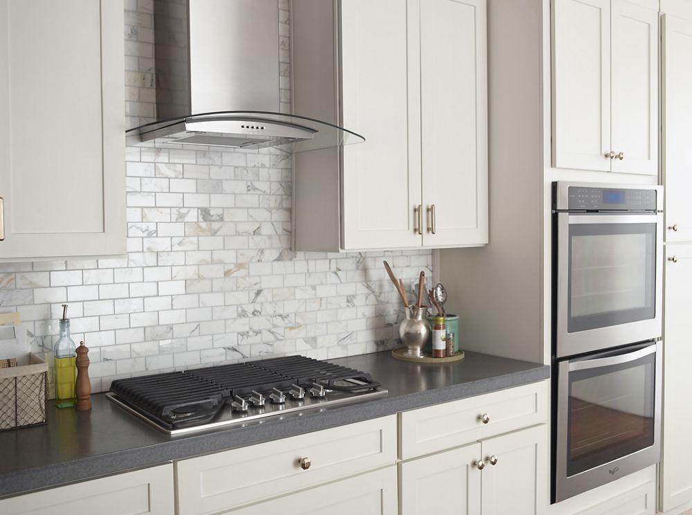 30 inch 5 Burner Gas Cooktop with EZ-2-Lift Hinged Cast-Iron Grates