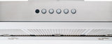 48 T-Shape Wallmounted Hood, 1 motor 600 CFM Stainless Steel