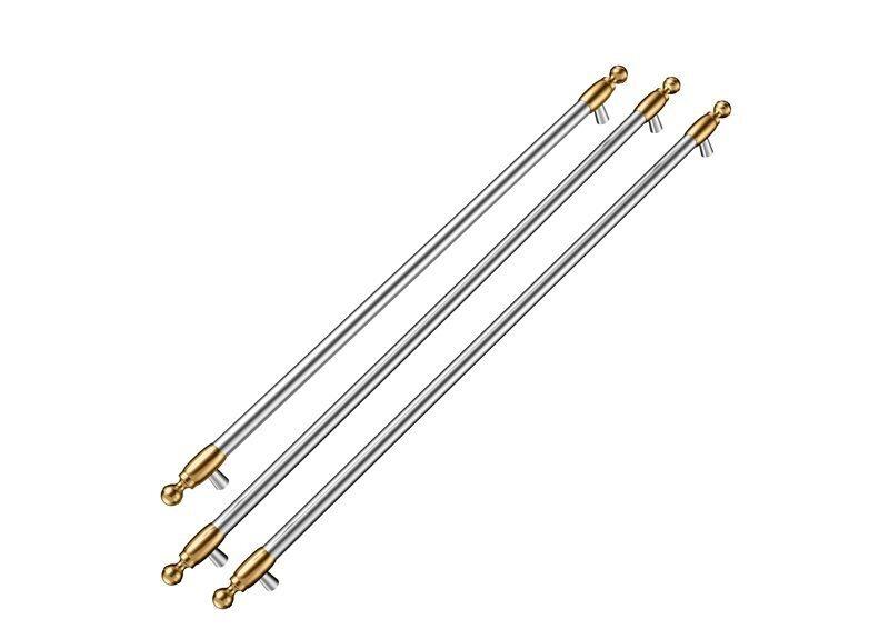 Handle Kit for 36 inch built-in French Door Refrigerator - Heritage Series with Gold Accents Stainless Steel/Gold