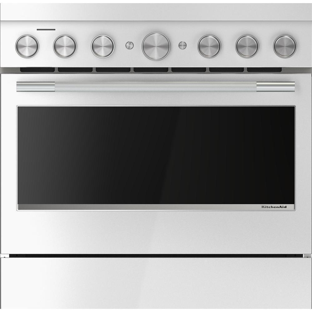 36-Inch 6-Element Induction Freestanding Commercial-Style Range with Air Fry