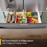 Whirlpool® 36-inch True Counter Depth 4-Door French Door Refrigerator with Nugget Ice - 22 cu. ft.